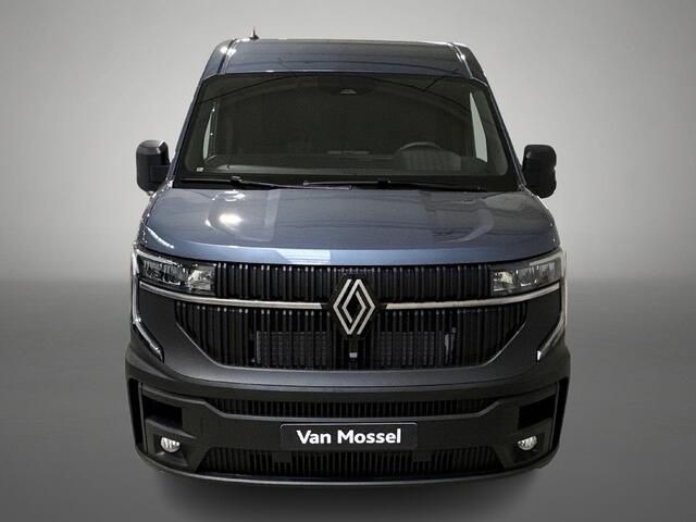 Renault MASTER T35 2.0 dCi 130pk L2H2 Advance | Nieuw | BPM-vrij | Rijklaarprijs | Dubbele schuifdeur | navigatie | vierseizoenbanden met spatschermen | trekhaak |,houtenvloer en kunststof wandbekleding | achteruitrijcamera | rear step | geintegreerde opstap in de achte