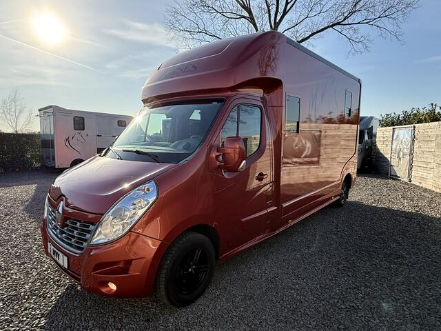 Renault MASTER PAARDENWAGEN | HORSETRUCK | ROELOFSEN | STALLION 5XL | 2017 | HENGST | DUB CAB | 5-SEAT | AUTOMAAT | LIMOUSINE | DUITS KENTEKEN