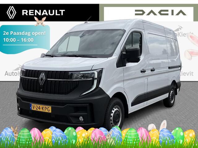 Renault MASTER T35 2.0 dCi 130 L2H2 Advance - zijschuifdeur links - openR link navigatiesysteem - vierseizoenbanden - trekhaak - houten laadandbekleding - achteruitrijcamera - rear step - Reservewie vloer en zijw