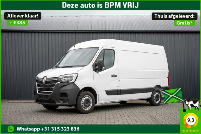 Renault MASTER Bleu DCI 135PK | L2H2 | Nieuw | Navi | 3-Zits | LED | Cruise | Airco