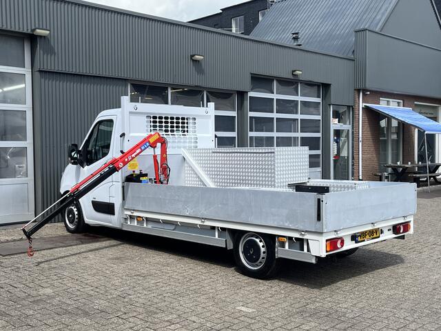 Renault MASTER T31 Z.E. L3H1 100% Elektrische Maxilift m50 laadkraan Airco Achterruitrijcamera Gereedschapskist Open laadbak Pick-up Ideaal voor emissie zone zero!!