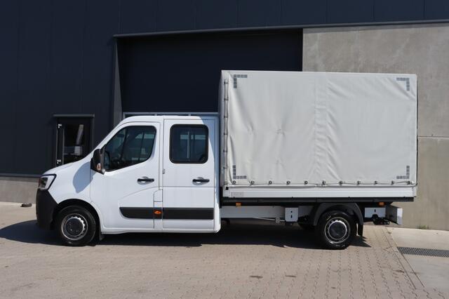 Renault MASTER 2.3 DCI145 pk Pick Up Dub Cabine met huifopbouw