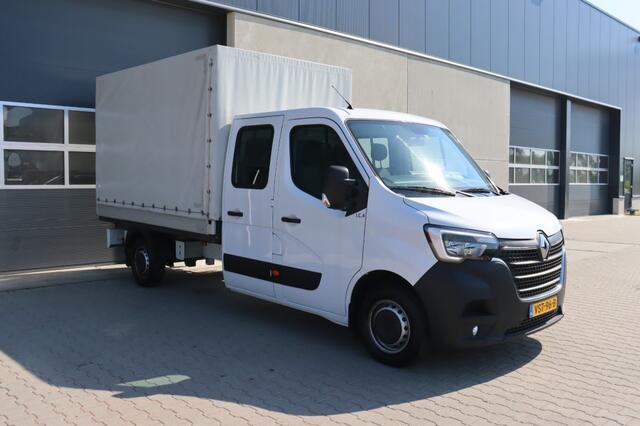Renault MASTER 2.3 DCI145 pk Pick Up Dub Cabine met huifopbouw