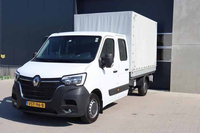 Renault MASTER 2.3 DCI145 pk Pick Up Dub Cabine met huifopbouw