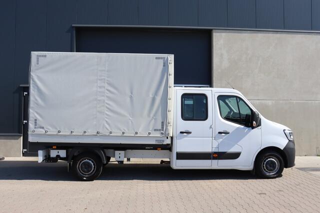 Renault MASTER 2.3 DCI145 pk Pick Up Dub Cabine met huifopbouw