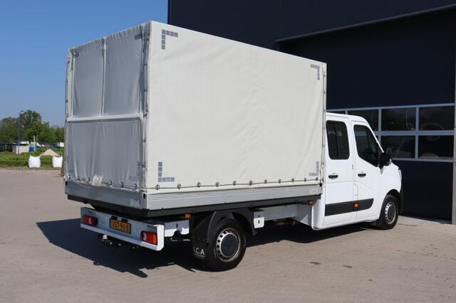 Renault MASTER 2.3 DCI145 pk Pick Up Dub Cabine met huifopbouw