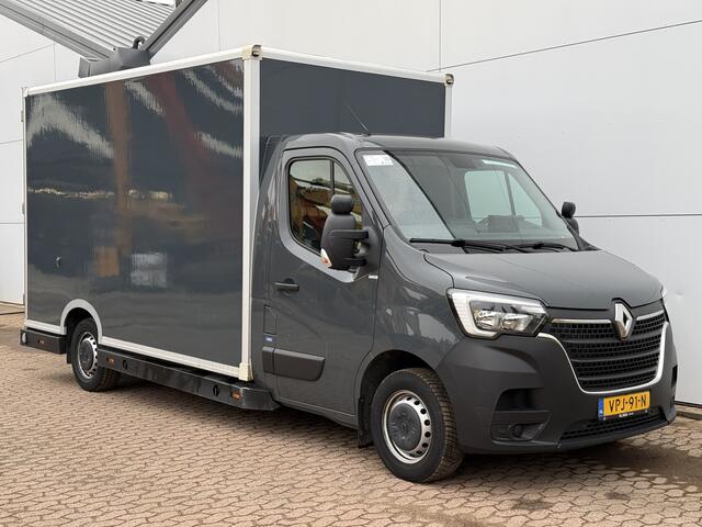 Renault MASTER Plancher T35 2.3 DCI 150PK Automaat Bakwagen Airco Cruise Control Camera Parkeersensoren Foodtruck Meubelbak Frietkar Paardenwagen