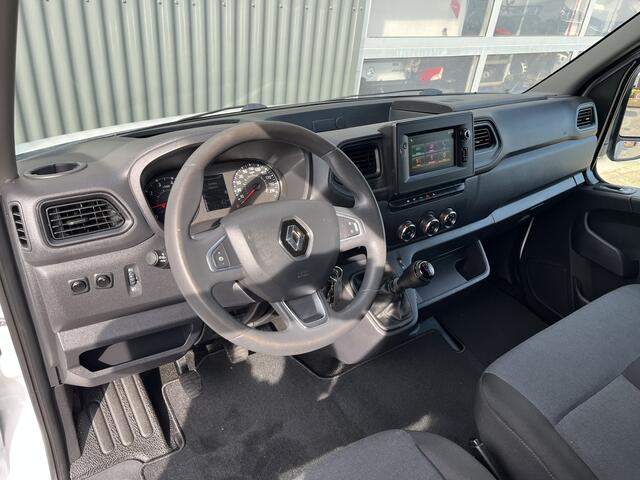 Renault MASTER 2.3 dCi 145pk N1 Kipper Snipperopbouw Snipperwagen Gereedschapskist Trekhaak 3000kg trekgewicht 3-Persoons Openlaadbak Pick-up Kieper Boomverzorging Airco Cruise controle Telefoonverbinding Euro 6