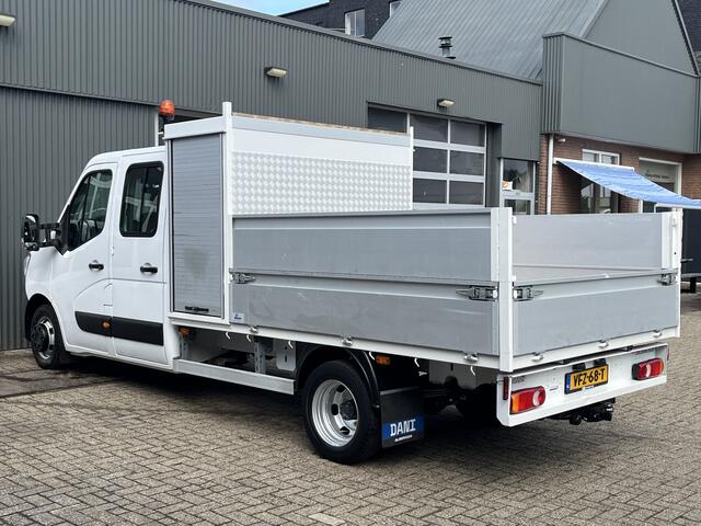 Renault MASTER T35 2.3 dCi L3 DC Airco Cruise controle Trekhaak 3500kg trekgewicht Open laadbak Pick-up 5-Persoons Standkachel Telefoonverbinding Gereedschapskist Hoge schotten Euro 6