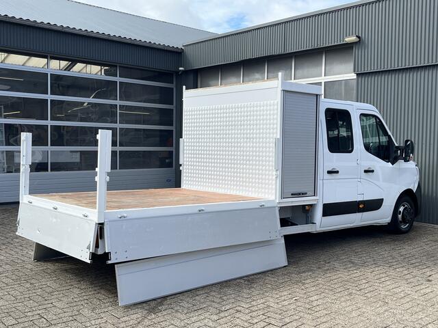 Renault MASTER T35 2.3 dCi L3 DC Airco Cruise controle Trekhaak 3500kg trekgewicht Open laadbak Pick-up 5-Persoons Standkachel Telefoonverbinding Gereedschapskist Hoge schotten Euro 6