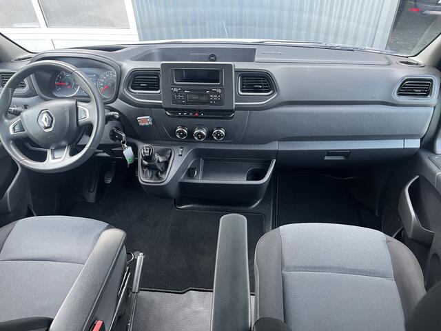 Renault MASTER T35 2.3 dCi L3 DC Airco Cruise controle Trekhaak 3500kg trekgewicht Open laadbak Pick-up 5-Persoons Standkachel Telefoonverbinding Gereedschapskist Hoge schotten Euro 6