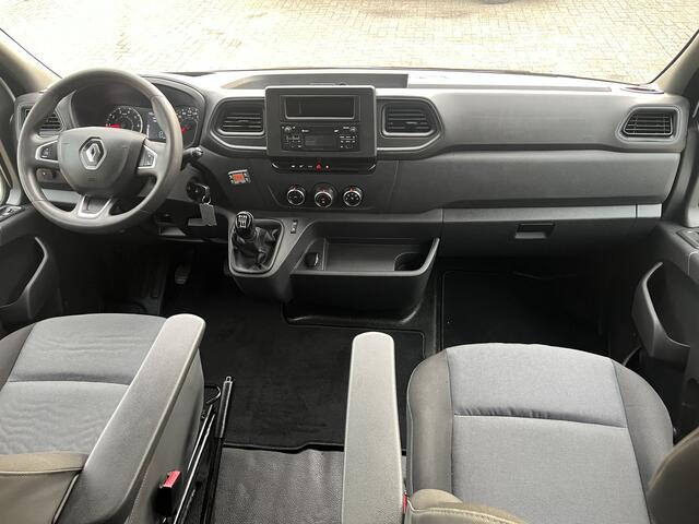 Renault MASTER T35 2.3 dCi 145 L3 DC Airco Cruise controle Trekhaak 3500kg trekgewicht Open laadbak Pick-up 5-Persoons Standkachel Telefoonverbinding Gereedschapskist Hoge schotten Euro 6