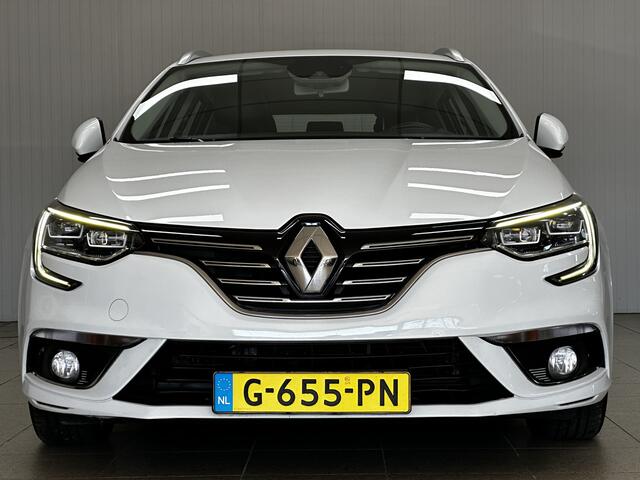 Renault MEGANE Estate 1.2 TCe Limited/ AUTOMAAAT/ Half-Leder-Alcantara/ LED Koplampen/ Lane-Assist./ Keyless/ Stoelverw./ Sfeerverl./ 16'' LMV/ DAB+/ Navi/ Clima/ Cruise/ Bluetooth/ Multi. LEDER. Stuur/ Mistl./ PDC/ Chroom/ Dakrai