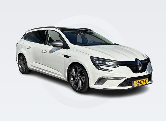 Renault MEGANE Estate 1.6 TCe GT / AUTOMAAT / 205PK / 4CONTROL BESTURING / LEDEREN BEKLEDING / ELEKTRISCH SCHUIFDAK / 8,7INCH MULTIMEDIA INCL. BOSE AUDIO / ADAPTIEVE CRUISECONTROL / PARKEERSENSOREN V+A INCL. CAMERA EN PARKEERASSISTENT / STOELVERWARMING