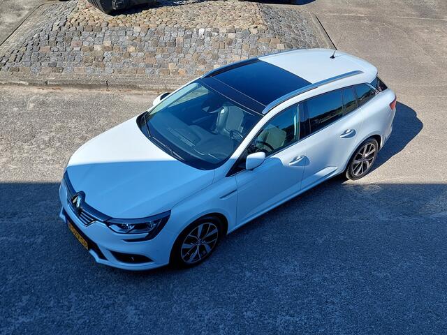 Renault MEGANE Estate 1.3 TCe 141 PK Bose PANO DAK CAMERA PARK ASSIST HALF LEER LED NAVI CRUISE ECC TREKHAAK