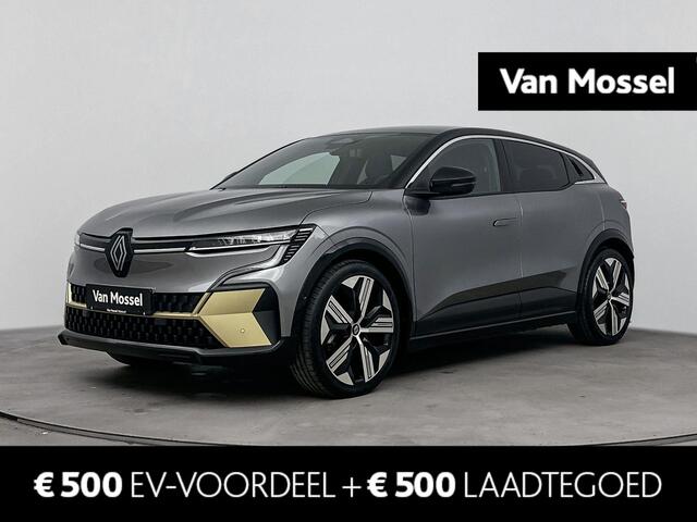 Renault MEGANE E-Tech EV60 220Pk Iconic | Harman Kardon | Stoel & Stuurwielverwarming | 360 Graden Camera's | Dodehoek Detectie | Leder Interieur | 20'' Lichtmetalen Velgen | Climate Control | Navigatie