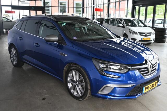 Renault MEGANE Estate 1.2 TCe GT-Line Navigatie ECC Cruise control Panoramadak Kuipstoelen Sfeerverlichting Inruil Mogelijk!