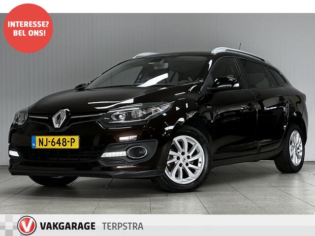 Renault MEGANE Estate 1.5 dCi Limited/ Trekhaak!/ LED Dagrijverl./ 16''LMV/ Keyless/ Clima/ Navi/ Cruise/ Bluetooth/ Mulit.LEDER.Stuur/ Elek.Pakket/ Isofix/ PDC Achter.