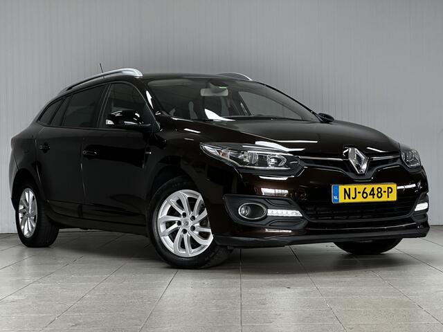 Renault MEGANE Estate 1.5 dCi Limited/ Trekhaak!/ LED Dagrijverl./ 16''LMV/ Keyless/ Clima/ Navi/ Cruise/ Bluetooth/ Mulit.LEDER.Stuur/ Elek.Pakket/ Isofix/ PDC Achter.