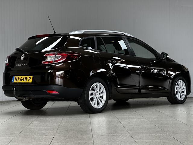 Renault MEGANE Estate 1.5 dCi Limited/ Trekhaak!/ LED Dagrijverl./ 16''LMV/ Keyless/ Clima/ Navi/ Cruise/ Bluetooth/ Mulit.LEDER.Stuur/ Elek.Pakket/ Isofix/ PDC Achter.