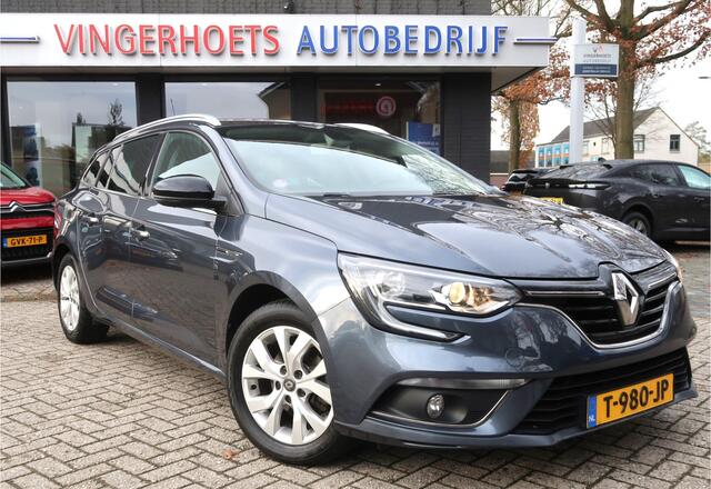 Renault MEGANE Estate 1.3 TCe Limited 115 Pk Benzine * Navigatie * Trekhaak * Vierseizoenenbanden * Climate & Cruise Control * Keyless Entry & Start * Vingerhoets; Vierde Generatie Eersteklas Service !