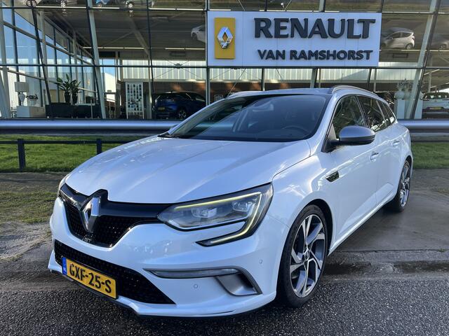 Renault MEGANE Estate 1.6 TCe GT 205 PK / Dealer onderhouden / 4Control / Trekhaak afneembaar / Stoelverw. / Head-up display / DAB /