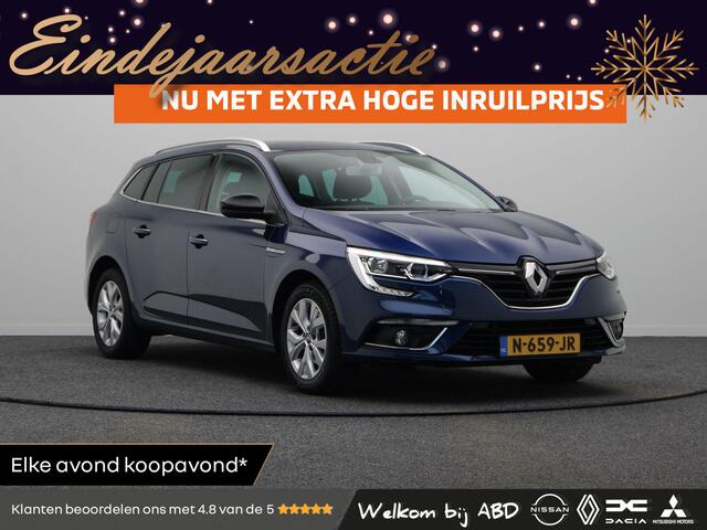 Renault MEGANE Estate TCe 140pk Limited | Stoelverwarming | 1700kg geremd | Dealer onderhouden | Navigatie |