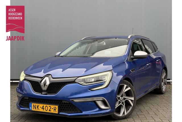 Renault MEGANE Estate BJR 2017 1.6 206 PK TCe GT AUTOMAAT | SPORTSTOELEN | HUD | CAMERA | 4-CONTROL | STOELVERWARMING