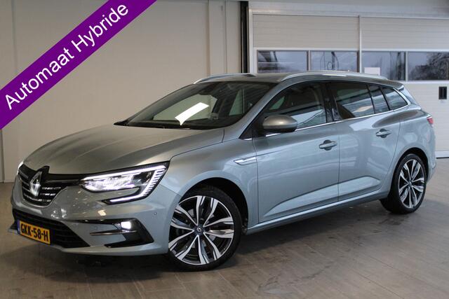 Renault MEGANE Estate 1.6 E-Tech Plug-In Hybrid 160 Business Edition One. AUTOMAAT ! Bloedmooie, chique wagen ! Head-up Display, Camera Achter, 18" lm velgen, Stoel- en stuurwiel verwarming, Trekhaak, Navigatie, Telefoonvoorb., Metallic lak, LED verl. etc.