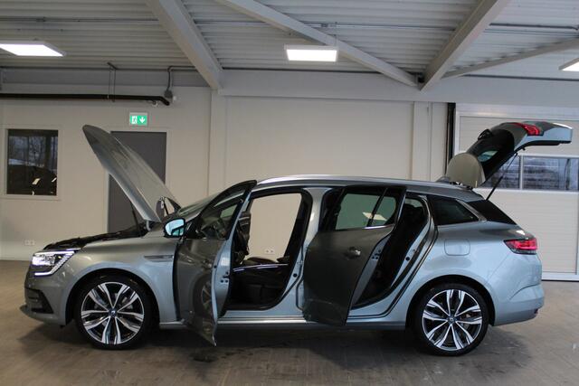 Renault MEGANE Estate 1.6 E-Tech Plug-In Hybrid 160 Business Edition One. AUTOMAAT ! Bloedmooie, chique wagen ! Head-up Display, Camera Achter, 18" lm velgen, Stoel- en stuurwiel verwarming, Trekhaak, Navigatie, Telefoonvoorb., Metallic lak, LED verl. etc.