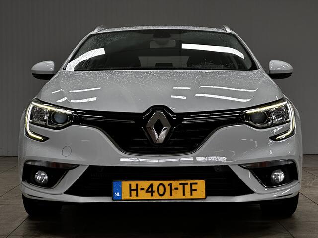 Renault MEGANE Estate 1.3 TCe Zen/ Apple + Android/ DAB+/ Navi/ Clima/ Cruise/ Elek. pakket/ Isofix/ Bluetooth/ Armsteun/ Multi. LEDER. Stuur/ Mistl./ PDC V+A/ Chroom/ Dakrails.