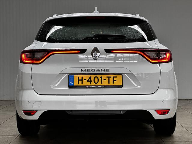 Renault MEGANE Estate 1.3 TCe Zen/ Apple + Android/ DAB+/ Navi/ Clima/ Cruise/ Elek. pakket/ Isofix/ Bluetooth/ Armsteun/ Multi. LEDER. Stuur/ Mistl./ PDC V+A/ Chroom/ Dakrails.