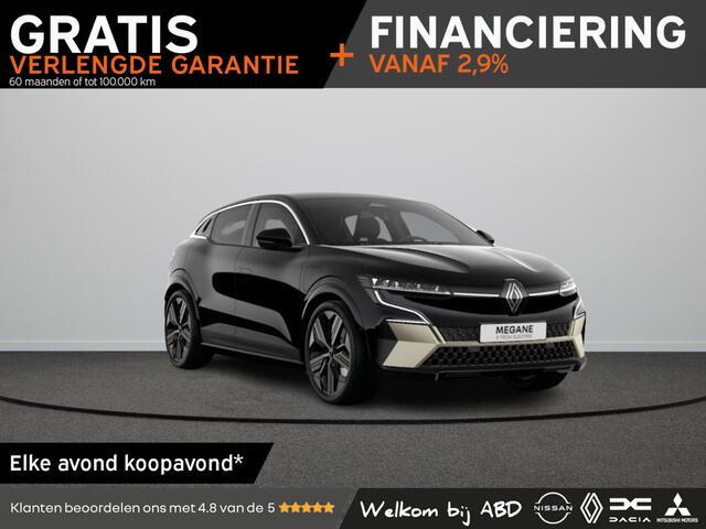 Renault MEGANE E-Tech Iconic Comfort range | Adaptive Vision LED koplampen met geïntegreerde mistlampfunctie | Elektrisch verwarmbare voorstoelen | Elektronisch geregelde airconditioning met 2 klimaatzones