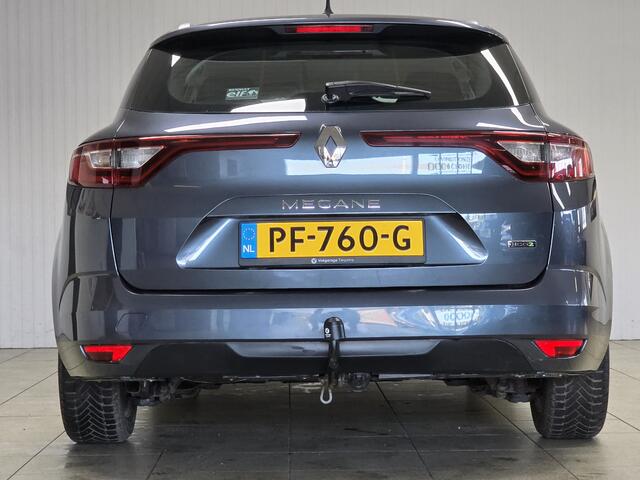 Renault MEGANE Estate 1.5 dCi Eco2 Zen/ D-Riem verv: 150.000 KM!/ Trekhaak/ 16'' LMV/ DAB+/ Navi/ Clima/ Cruise/ Elek. pakket/ Isofix/ Bluetooth/ Multi. LEDER. Stuur/ Mistl./ Chroom/ Dakrails/ LED Dagrijverl.