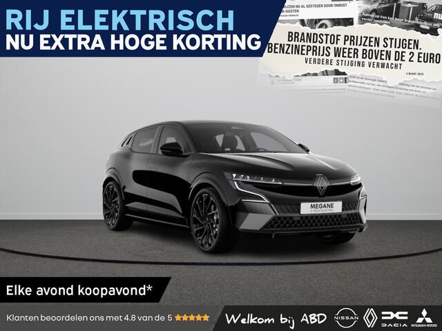 Renault MEGANE E-Tech Esprit Alpine Comfort range | Adaptive Cruise Control | Adaptive Vision LED koplampen met geïntegreerde mistlampfunctie | Elektrisch verwarmbare voorstoelen