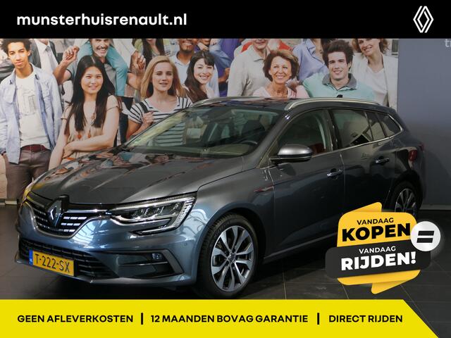 Renault MEGANE Estate 1.3 TCe 140 Techno - Occasion Lease vanaf ¤409 p/m - Trekhaak - Parkeerassistent - Camera - Dodehoek