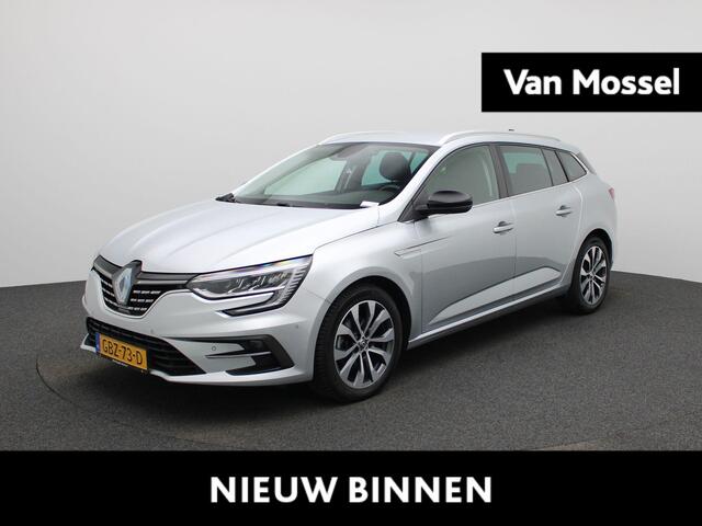 Renault MEGANE Estate 1.3 TCe 140 Equilibre | Climate Control / ECC | Licht metalen velgen 17 inch | Trekhaak | Cruise control | Navigatie | Half lederen bekleding grijs | LED koplampen | Park Distance Control voor en achter | Achteruitrijcamera |