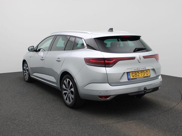 Renault MEGANE Estate 1.3 TCe 140 Equilibre | Climate Control / ECC | Licht metalen velgen 17 inch | Trekhaak | Cruise control | Navigatie | Half lederen bekleding grijs | LED koplampen | Park Distance Control voor en achter | Achteruitrijcamera |