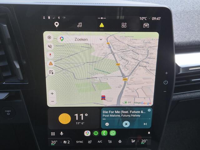 Renault MEGANE E-Tech EV60 Optimum Charge Iconic / SOH 93,22% / Dealer onderhouden / CCS snellader / Stuur- & Stoelverwarming / Achteruitrijcamera / Draadloze telefoon lader / Apple Carplay Android Auto / Warmtepomp / Adaptief cruise control /
