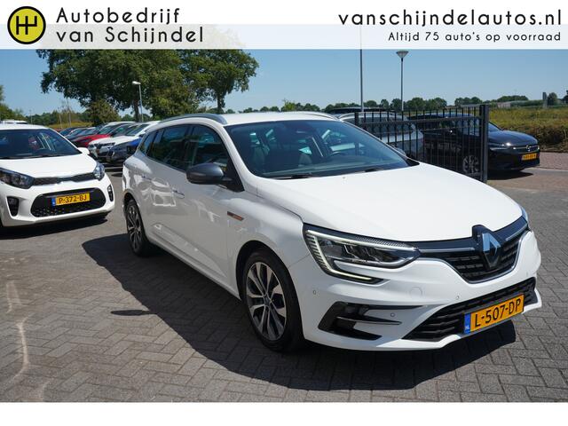 Renault MEGANE Estate 1.6 E-TECH PLUG-IN HYBRID 160PK BUSINESS EDITION ONE VOL LUXE!!! ORIGINEEL NEDERLANDS LEDER STOEL+STUURVERWARMING FULL LED ANDROID/APPLECARPLAY NAVI DIGI DASH CAMERA PDC V+A CLIMA CRUISE ENZ...
