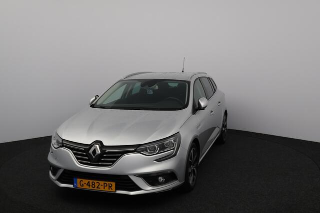 Renault MEGANE Estate 1.3 TCe Bose/ Automaat/ Trekhaak/ 17'' LMV/ Apple + Android/ Dode-Hoek DET./ Half-Leder/ Lane-Assist./ Camera/ Keyless/ PDC V+a/ Extra getint glas/ DAB+/ Dakrails.