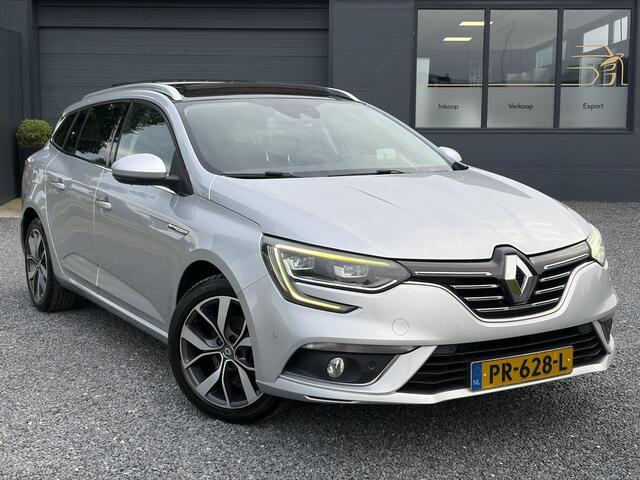 Renault MEGANE Estate 1.2 TCe Bose ?2 Eigenaar?Pano?Camera?Net beurt gehad?Navi?Keyless?Clima?Cruise?Leder?131pk?Pdc V+A?6 Bak?Rijstrooksensor?Dodehoeksensor?17'' Lm velgen?N.A.P?Apk tot 09-2027