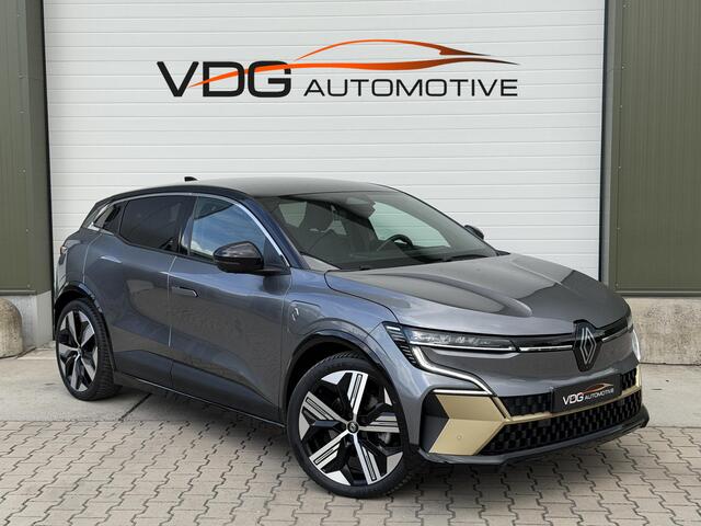 Renault MEGANE E-Tech EV60 Optimum Charge 220 Iconic / SOH 96% / WLTP 500 / Snel lader / Warmtepomp / Harman KArdon / Camera Binnenspiegel / 360 Camera / Navigatie / Carplay / Clima / Two Tone / 20" lm