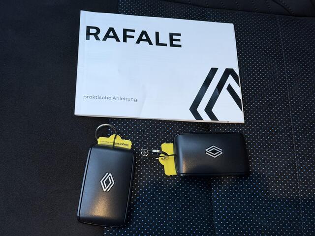 Renault Rafale 1.2 E-Tech 4x4 plug-in hybrid 300 esprit Alpine / Fabrieksgarantie tot 04-2027 / PANO / EAER 98 km / Panoramadak variabele transparantie / HUD / Camera 360° / Elektrische klep / Navigatie / Apple Carplay Android / Stuur & stoel en voorruitverwarming / Ada