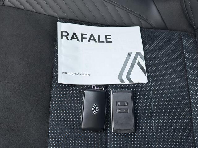 Renault Rafale E-Tech 4x4 plug-in hybrid 300 esprit Alpine / Fabrieksgarantie tot 04-2027 / Panoramadak / HUD / 360 Camera / Elektr Bestuurders Stoel / Stoel & Stuurwiel Verwarmd / 4 Control / Apple Carplay & Android Auto / Adpatieve Cruise / Clima / LED / DAB /