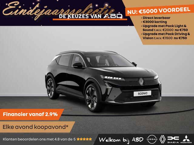Renault SCENIC E-Tech Techno Long range | Achteruitrijcamera | Adaptive Cruise Control | Adaptive Vision LED koplampen met geïntegreerde mistlampfunctie