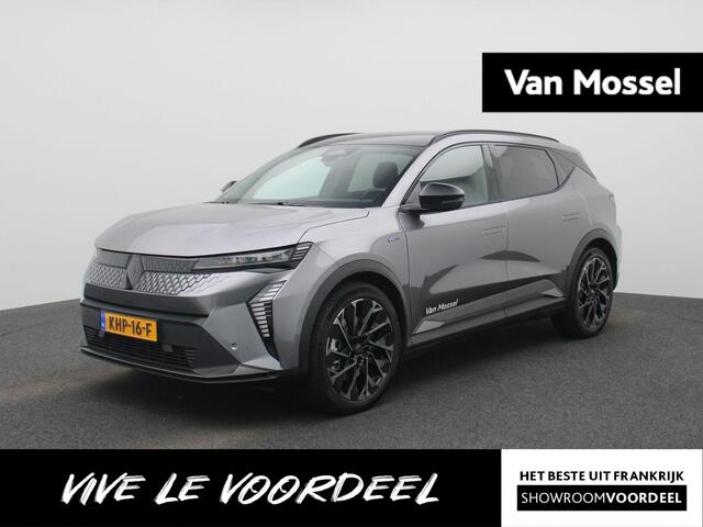 Renault SCENIC E-Tech long range esprit Alpine | Pack Light & Sound | Pack Advanced Driving Assist & Augmented Vision | Stoel- & Stuurwielverwarming | Elektrische Stoelen incl. Geheugen- & Massagefunctie | Android Automotive | 20" LMV 'Speedway' | LED-Verlichting | Keyless