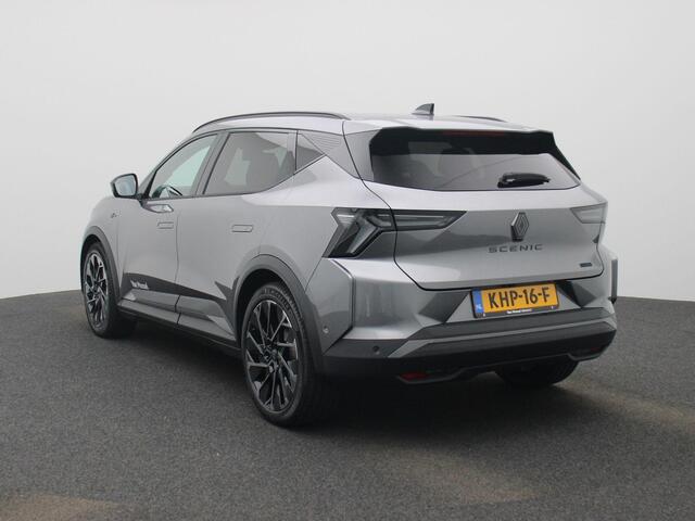 Renault SCENIC E-Tech long range esprit Alpine | Pack Light & Sound | Pack Advanced Driving Assist & Augmented Vision | Stoel- & Stuurwielverwarming | Elektrische Stoelen incl. Geheugen- & Massagefunctie | Android Automotive | 20" LMV 'Speedway' | LED-Verlichting | Keyless