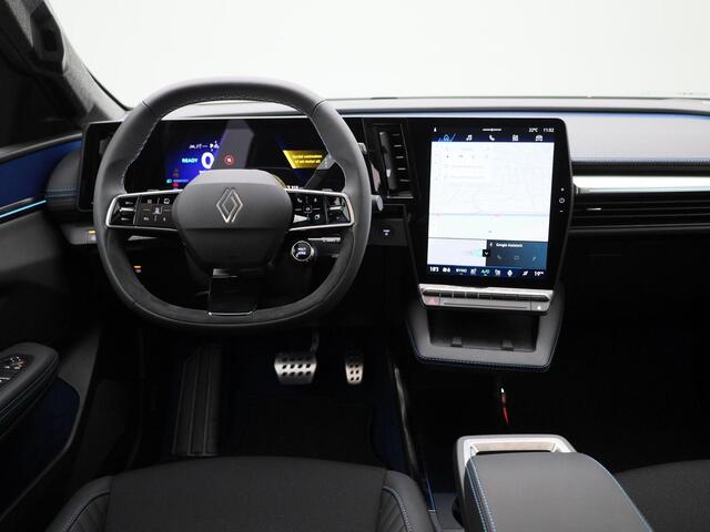 Renault SCENIC E-Tech long range esprit Alpine | Pack Light & Sound | Pack Advanced Driving Assist & Augmented Vision | Stoel- & Stuurwielverwarming | Elektrische Stoelen incl. Geheugen- & Massagefunctie | Android Automotive | 20" LMV 'Speedway' | LED-Verlichting | Keyless