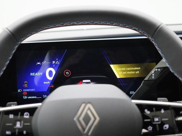 Renault SCENIC E-Tech long range esprit Alpine | Pack Light & Sound | Pack Advanced Driving Assist & Augmented Vision | Stoel- & Stuurwielverwarming | Elektrische Stoelen incl. Geheugen- & Massagefunctie | Android Automotive | 20" LMV 'Speedway' | LED-Verlichting | Keyless